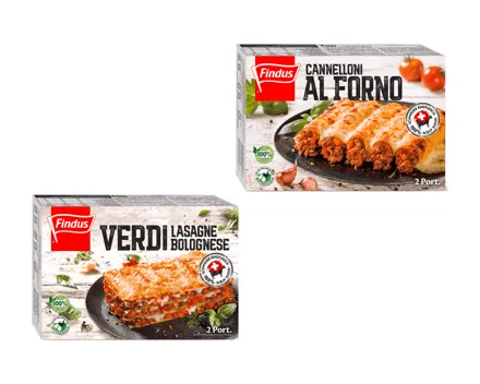 Findus Lasagne, Cannelloni