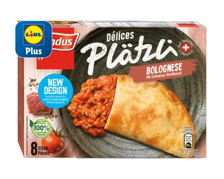 Findus Plätzli Bolognese