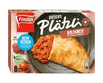 Findus Plätzli Bolognese
