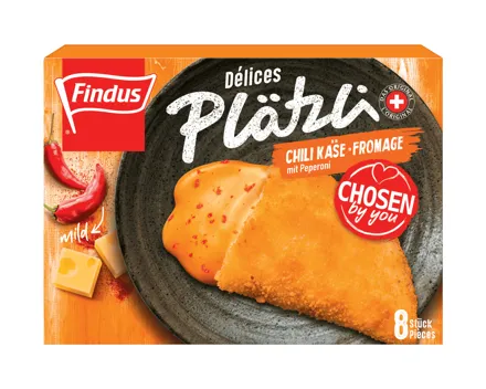 Findus Plätzli Chili-Käse