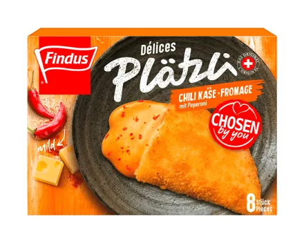 Findus Plätzli Chili-Käse
