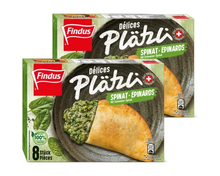 Findus Plätzli Spinat 2x8 Stück