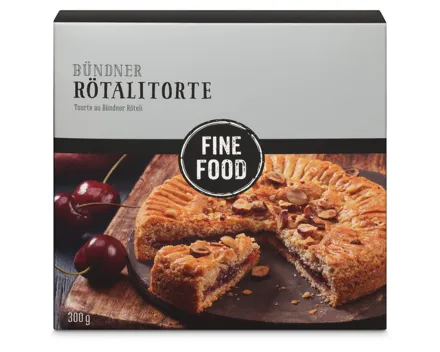 Fine Food Bündner Rötalitorte
