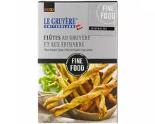 Fine Food Flûtes Gruyére & Spinat