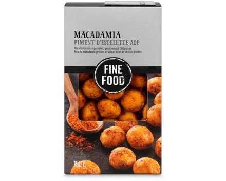Fine Food Macadamianüsse Piment Espelette