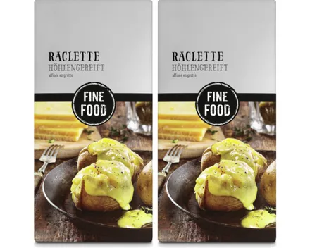 Fine Food Raclette höhlengereift 2x 300g