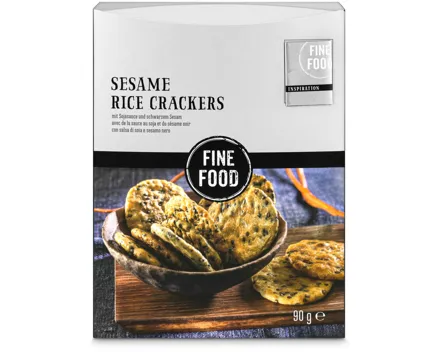 Fine Food Sesame Rice Crackers