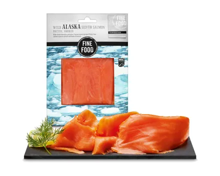 Fine Food Wild Alaska Silver Salmon MSC