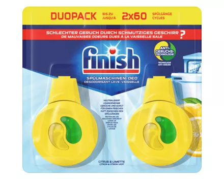 Finish Deo Ambientador Zitrone & Limette Duo-Pack