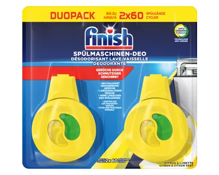 Finish Deo Ambientador Zitrone & Limette Duo-Pack