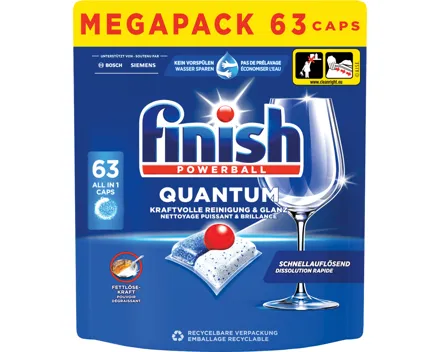 Finish Geschirrspülcaps Quantum All in 1 Regular