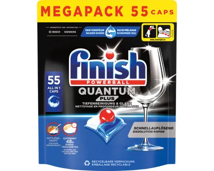 Finish Geschirrspülcaps Quantum Plus