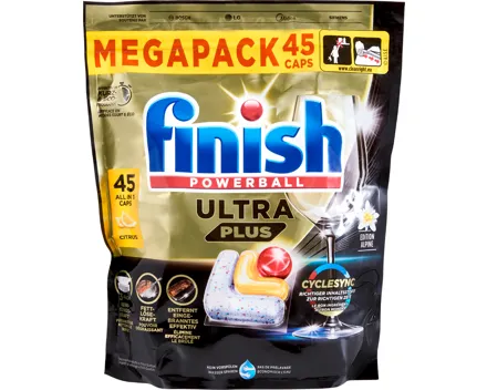 Finish Geschirrspülcaps Ultra Plus All in 1 Citrus
