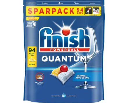 Finish Geschirrspültabs Quantum Citrus 94 Tabs