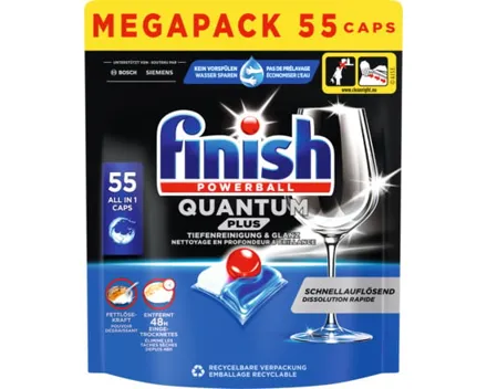 Finish Quantum Plus Tabs Fresh 55 Tabs