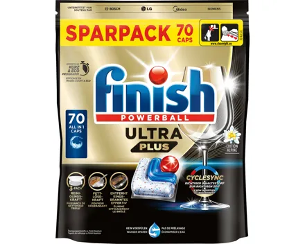Finish Ultra Plus Alpine 70 Geschirrspülcaps