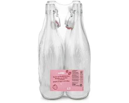 Flasche Porzellanverschluss 1L 4 Stück