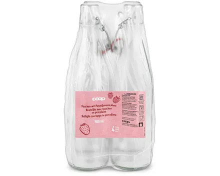 Flasche Porzellanverschluss 500ml 4 Stück