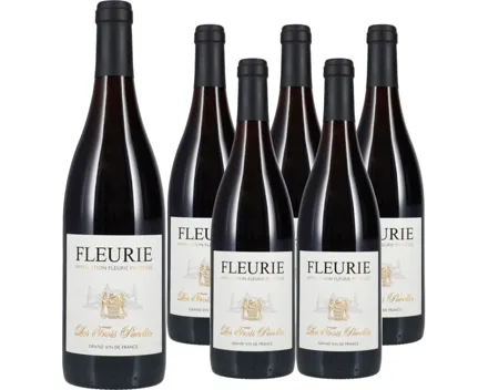 Fleurie Les trois Pucelles AOC 6x 75cl (2024) – Rotwein, Frankreich (0.75l)