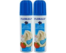 Floralp Schlagrahm Halbrahm Dose ohne Zuckerzusatz 30% Milchfett UHT 2x 250g