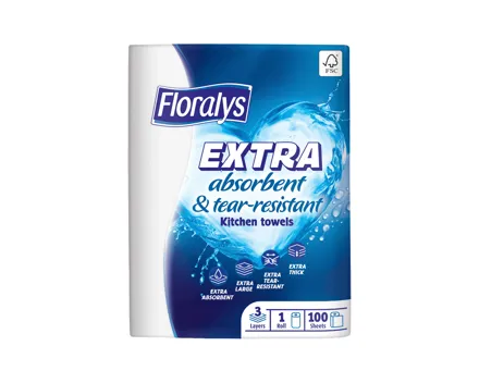 FLORALYS Küchentücher 3-lagig