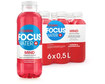 Focus Water Mind Erdbeere & Wassermelone 6x50cl