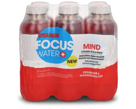 Focus Water Mind Erdbeere & Wassermelone 6x50cl