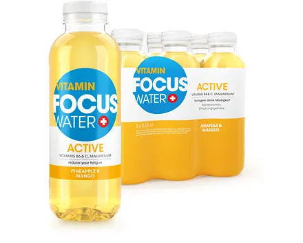 Focuswater Active Ananas & Mango 6x50cl