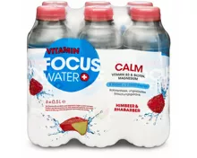 FOCUSWATER Calm Rhabarber 6x50cl