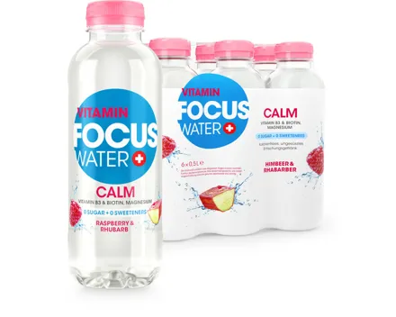Focuswater Calm Rhabarber 6x50cl