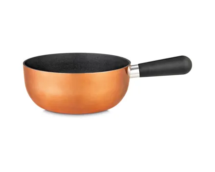 Fondue Caquelon aus Aluminium, kupfer 22cm