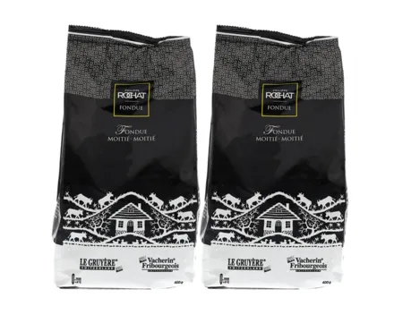 Fondue Käsemischung moitié-moitié Phillipe Rochat 2x 400g