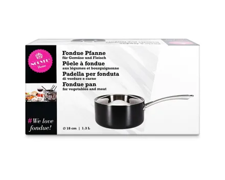 Fondue Pfanne für Gemüse und Fleisch 18cm, 1.3Liter