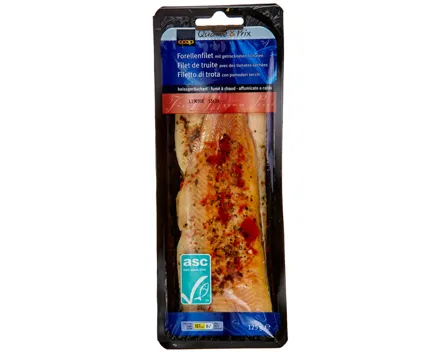 Forellenfilet geräuchert & getrocknete Tomaten ASC