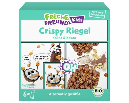 Freche Freunde Bio Crispy Riegel Kokos & Kakao