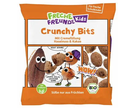 Freche Freunde Bio Crunchy Bits Cremefüllung Haselnuss & Kakao