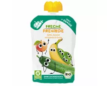 Freche Freunde Bio Quetschbeutel Apfel, Banane, Spinat, Gurke 6+ Monate