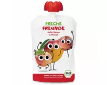 Freche Freunde Bio Quetschbeutel Apfel, Mango und Pfirsich 12+ Monate