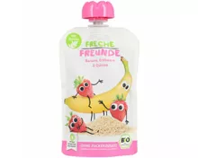 Freche Freunde Bio Quetschbeutel Banane, Erdbeer, Quinoa 6+ Monate