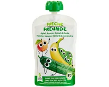Freche Freunde Bio Quetschie Apfel Banane Spinat & Gurke 12+ Monate