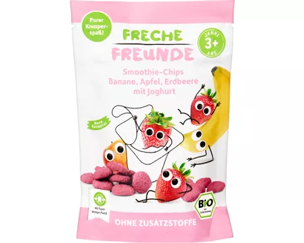 Freche Freunde Bio-Smoothie-Chips Banane, Apfel, Erdbeere