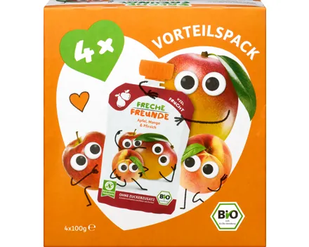Freche Freunde Frucht Quetschbeutel