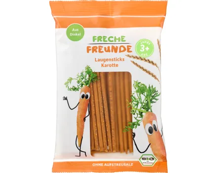 Freche Freunde Laugensticks Karotte bio