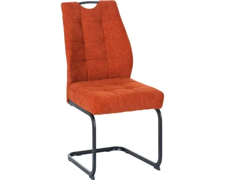 Freischwingerstuhl Juli Stoff rost