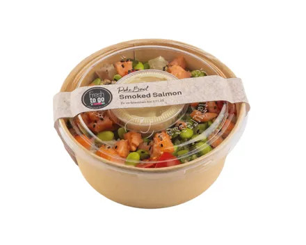 Fresh to go Poke Bowl Smoked Salmon