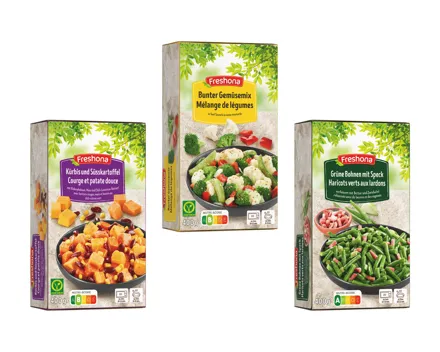FRESHONA Gemüsemischungen/Bohnen mit Speck
