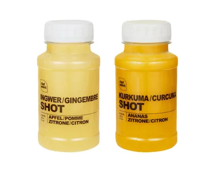 Frisch gepresste Shots