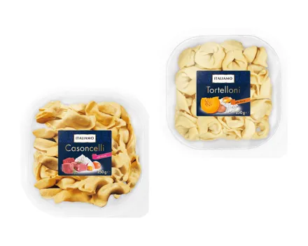 Frische gefüllte Eierteigwaren