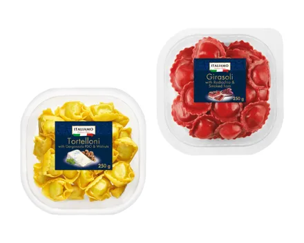 Frische gefüllte Eierteigwaren
