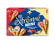 Frisco Extrême Cornets Vanille & Erdbeer Mini 8 Stück
